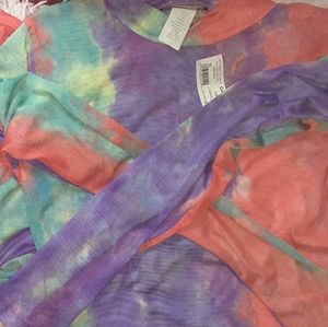 ❤ Sheer long sleeve ankle length dress